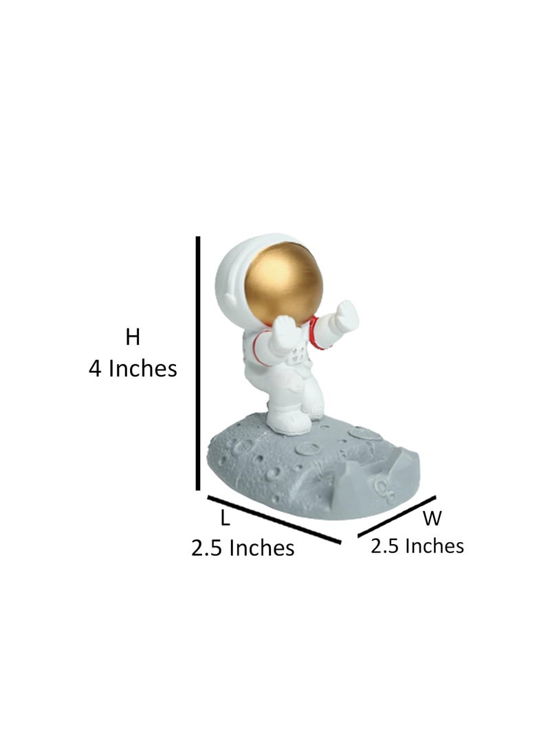 Wonderland Wonderland Astronut Phone Stand-Golden| Table top Phone Stand  - Image 4