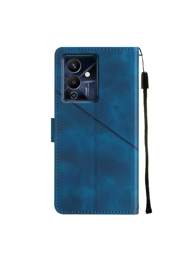 زبون جراب لهاتف Infinix Note 12 5G / Note 12 Pro 5G جراب هاتف من الجلد المنقوش بملمس الجلد - Image 3