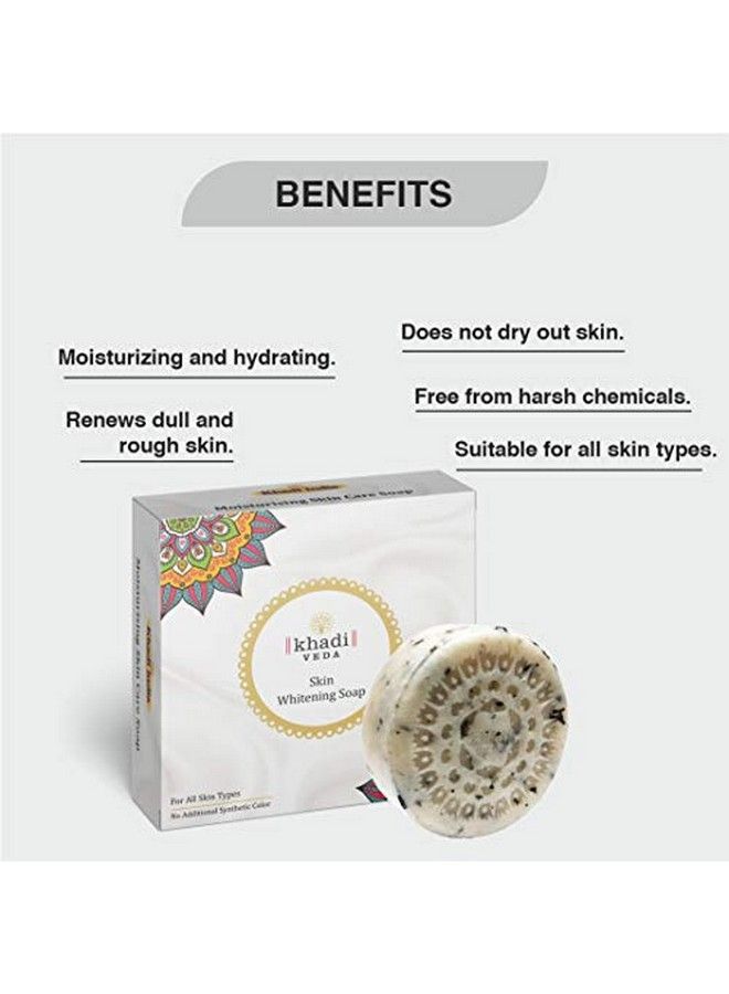 khadi veda Skin Whitening & Moisturizing Skin Care Bath Soap 100 Gm Each (Pack Of 3) - Image 4
