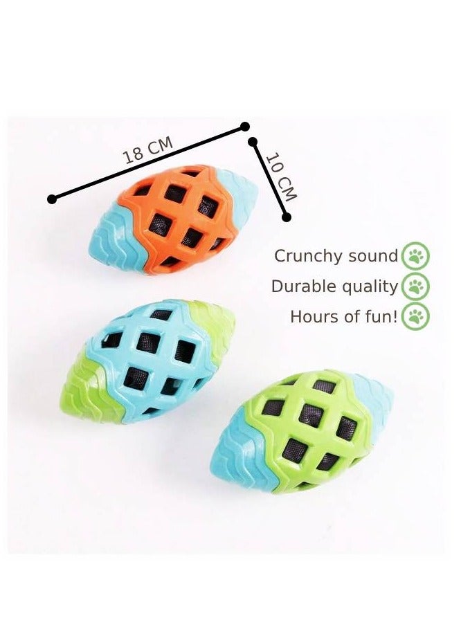 PL - Rugby Rumble Treat Ball (17 CM) - Green - Image 1