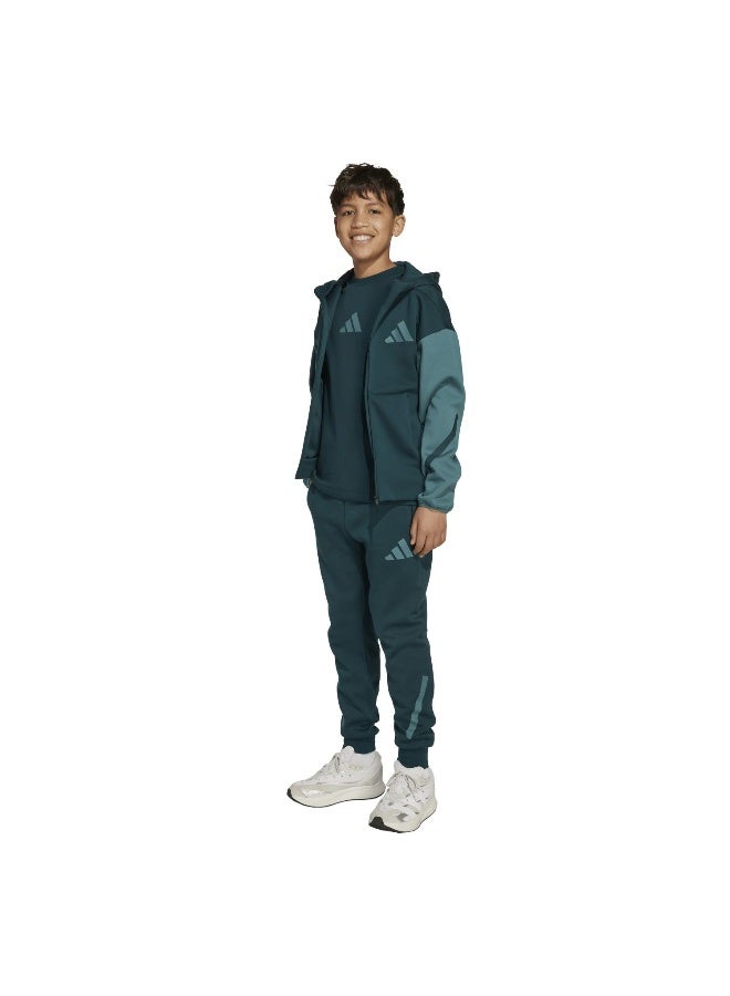 Adidas J Z.N.E. Pt Green Training Pants For Junior 7-8Y  - Image 4