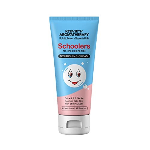 KEYA SETH AROMATHERAPY, DEVICE OF DROP KEYA SETH AROMATHERAPY Schoolers Nourishing Cream Gentle & Safe, Intensive Moisturizing & Nourishing Ultra-Light for Kids- Hypoallergenic, No Paraben & Sulfates (50 g Pack of 1)) - Image 1