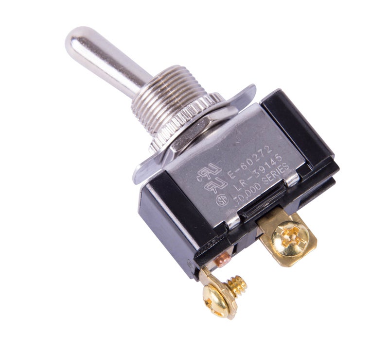 Gardner Bender GSW-11 Heavy-Duty Electrical Toggle Switch, SPST, ON-OFF, ¾ HP 125-250V AC, Screw Terminal - Image 3