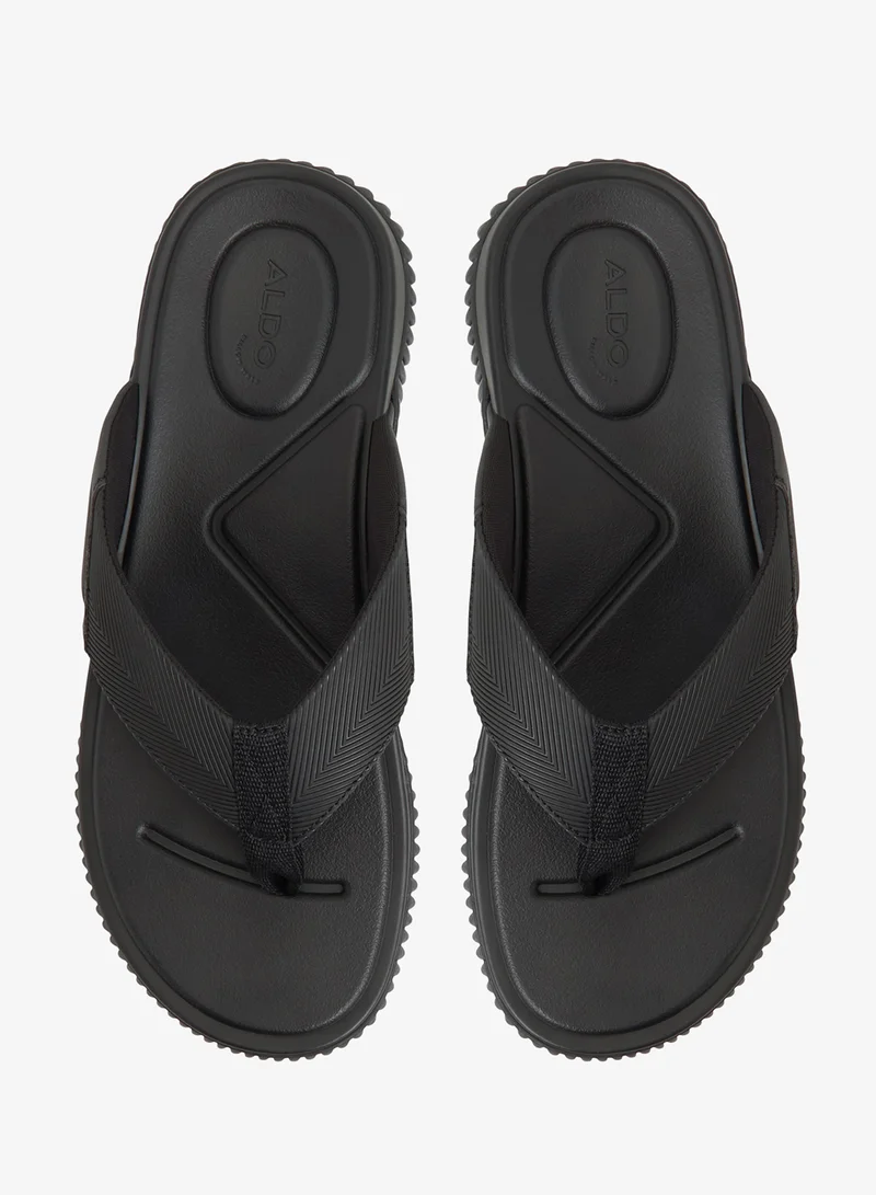 Aldo OTHER BLACK Thong Slides Filp Flops for Men | Best Price UAE