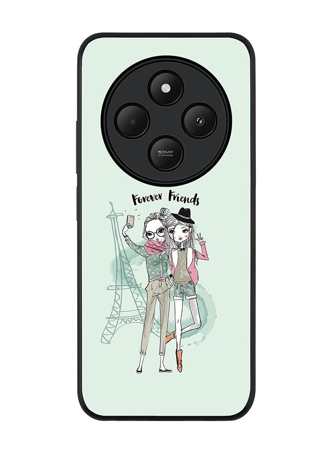 Stylizedd For Xiaomi Redmi 14C / 14R Case,Slim fit Camera Protection, Shockproof Thin Phone cover - Forever Friends - Image 1