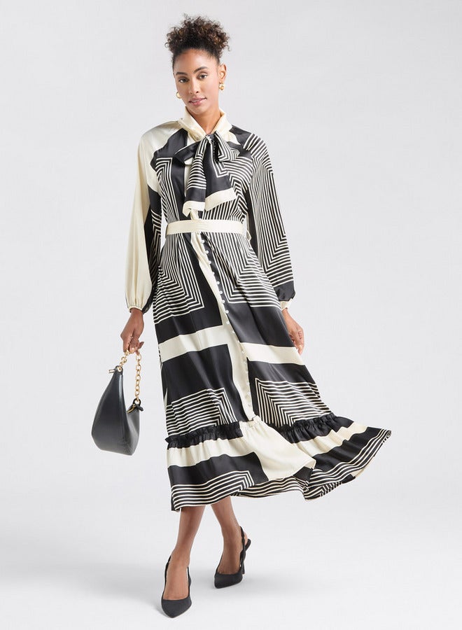 Splash FAV Geometric Print Dress - Image 2