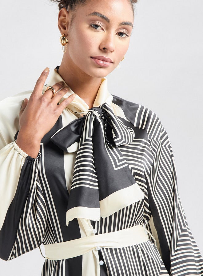 Splash FAV Geometric Print Dress - Image 3