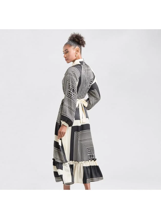 Splash FAV Geometric Print Dress
