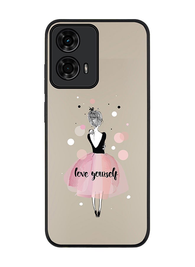 Stylizedd For Motorola Moto G04 / G04s Case,Slim fit Camera Protection, Shockproof Thin Phone cover - Love Yourself - Image 1