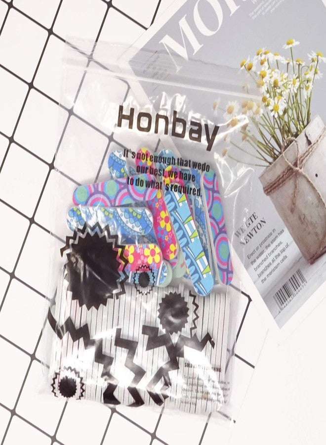 Honbay 50PCS Nail Art Tool Mini Double Sided Nail Files Emory Boards for Home and Professional Salon Use (150/150 Grit) - Image 5