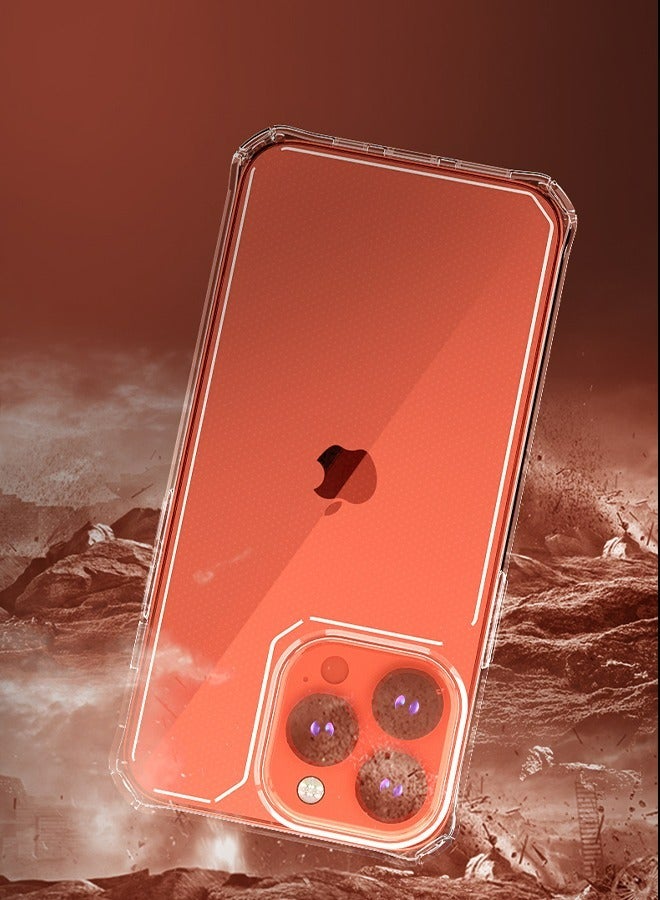 Iphone 14 Pro Case,Drop Protection Shock-Absorbing Air-Guard Corners Yellowing Resistant Scratch Resistant Air Armor Clear Phone Cover for Iphone 14 Pro Clear - Image 2