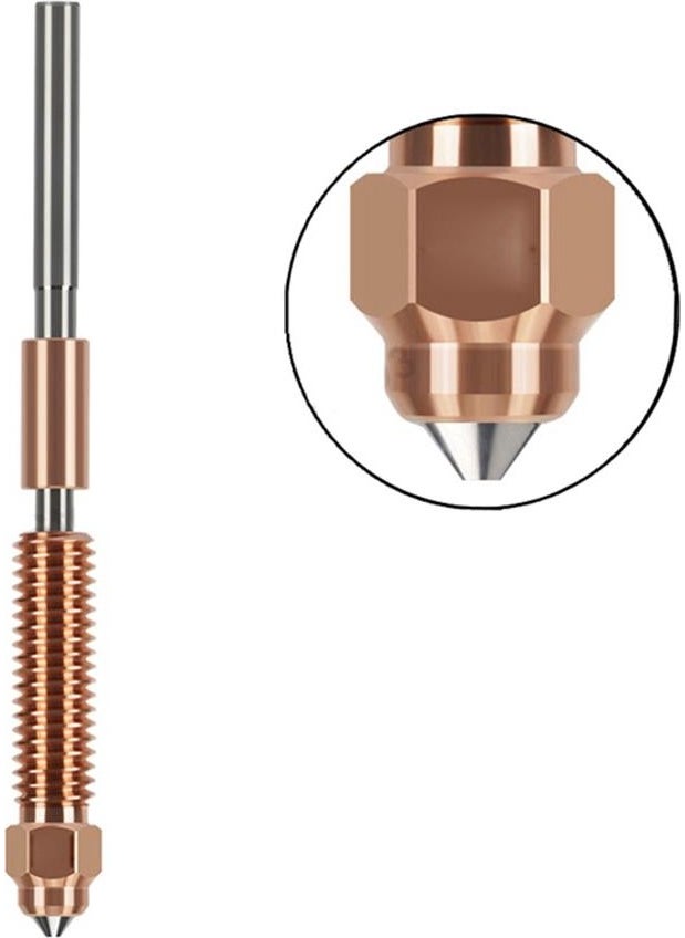 Hobi Mekatronik - Unicorn Quick-Swap Bi Metal Nozzle K1-K1C-K1 Max-Ender3 V3 Compatible (0.8mm) - Image 1