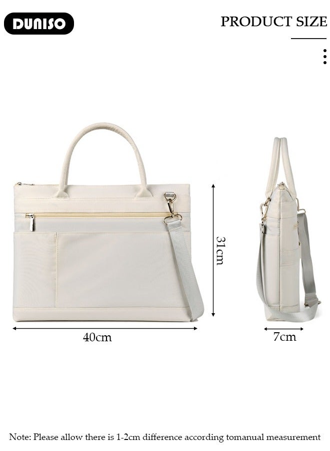 DUNISO Laptop Bag for Men or Women 15.6 Inch Computer Bag Laptop Tote Bag Briefcase Laptop Case Shoulder Bag with Strap Computer Cases Messenger Bag handbag for Travel/Business  - Image 2