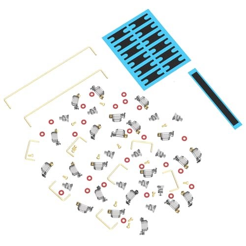 DUROCK Stabilizers V3, Screw in Stabilizers with 2u, 6.25u, 7u Wires, PCB Mount for Mechanical Keyboards (Smokey 80% Kit) - Image 5