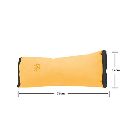 Safe-O-Kid® Baby Neck Support Pillow - Adjustable Neck Safety Pillow for Comfortable and Safe Sleep in Car Seat and Stroller Yellow, Pack of - 1 - Image 3