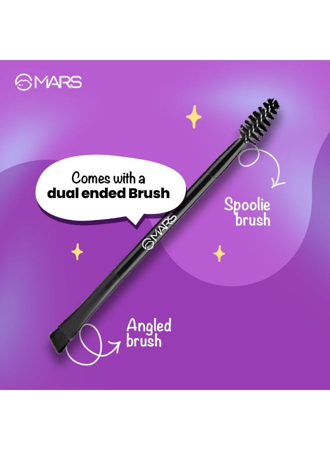 مارس محدد العيون والجبين Eyelove Multi Pods Gel Eyeliner & Eyebrow Powder مع فرشاة ذات طرفين (3.5 جم) (بني) - Image 5