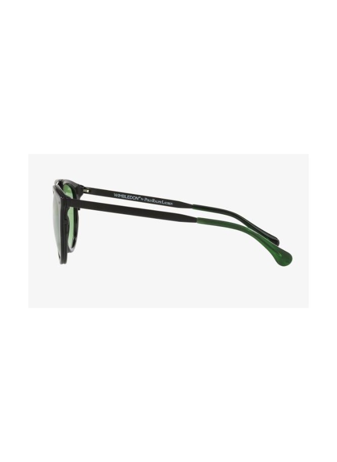 POLO RALPH LAUREN - Polo Ralph Lauren SUNGLASS PH4121 57012 SIZE 51 BLACK FRAME WITH  GREEN LENS UNISEX - Image 1