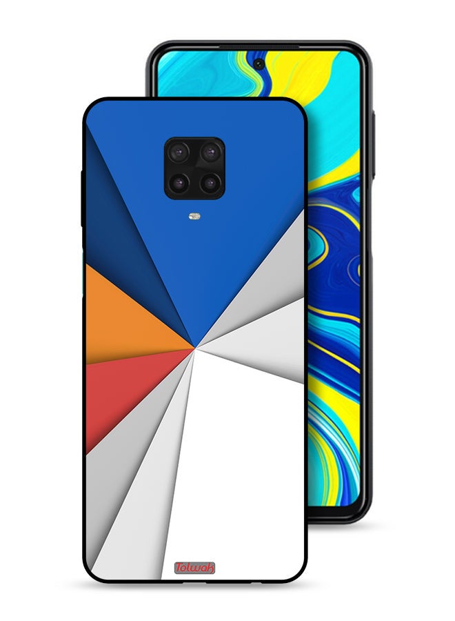 Tolwak Xiaomi Redmi Note 9 Pro Protective Case Cover Material Matches Abstract Art - Image 1