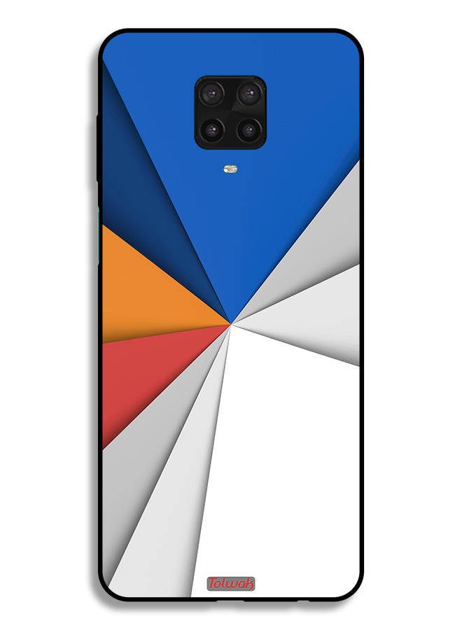 Tolwak Xiaomi Redmi Note 9 Pro Protective Case Cover Material Matches Abstract Art - Image 2