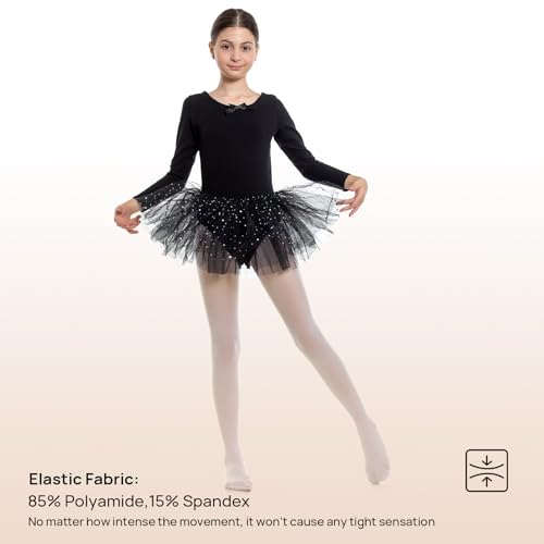 MANZI Women's Solid Color Comfortable Convertible Ballet Tights 3 Pairs Pack S-M, Ballet Pink - Image 4
