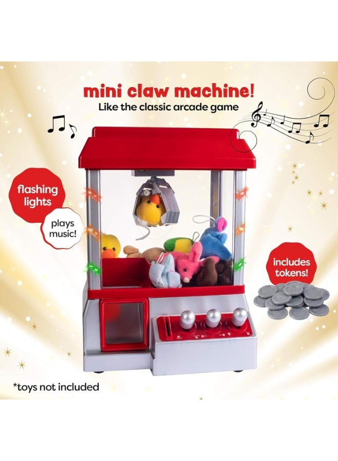 DEXO Claw Machine Arcade Game for Kids â€“ Mini Candy Grabber Prize Dispenser Vending Toy with Lights & Music â€“ USB & Battery Powered Sweet Grabber Machine for Parties, Birthdays Gifts Boy - Image 4