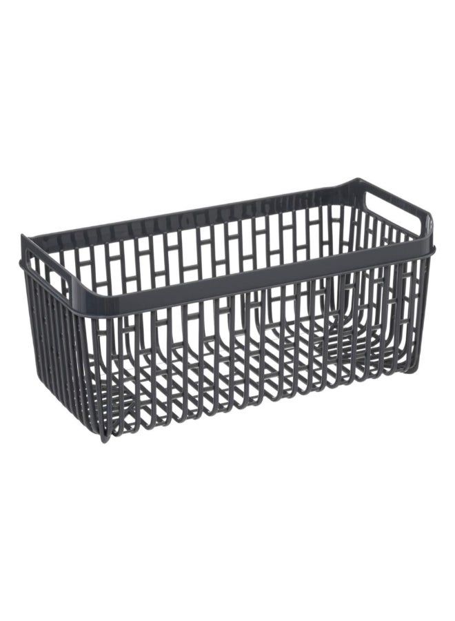 Five Simply Smart Tidy Fridge Organizer Box Clear and Grey Medium 189618 - Image 3