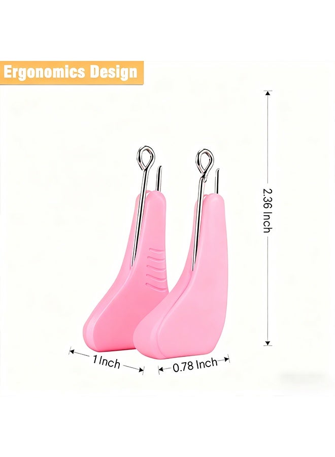 RESONIX Pink Nose Shaper Clip – Soft Silicone Nose Bridge Lifter & Tip Slimming Beauty Tool for Women, Comfortable Daily Nose Sculpting Clip, Washable & Reusable Design - Image 3