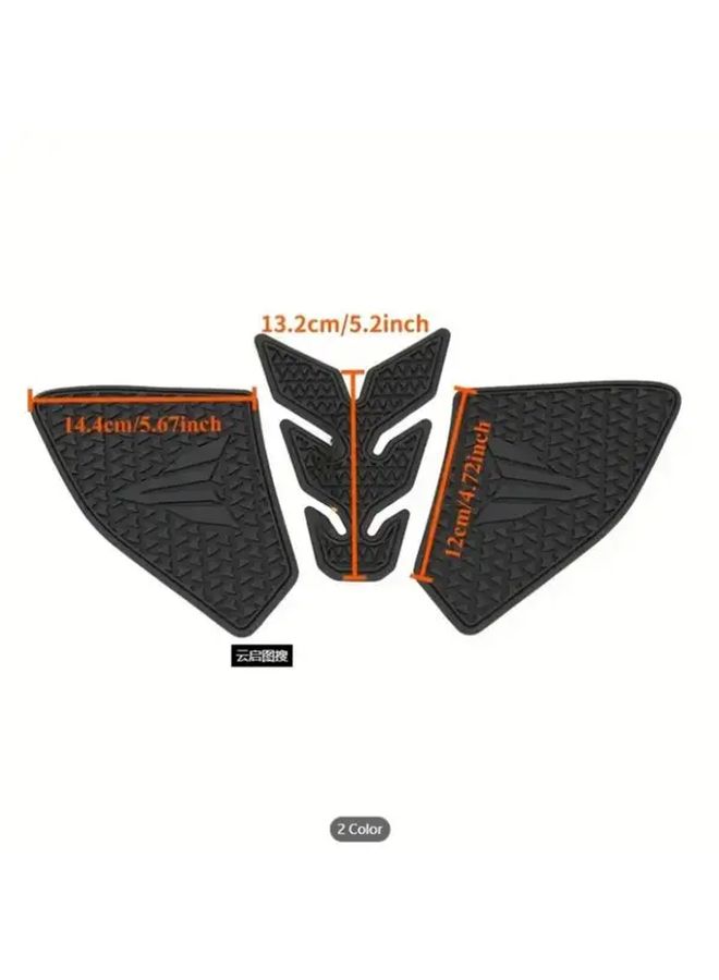 Mid Piece Motorcycle Fuel Tank Pad For MT03 MT25 2020-2025 Durable Synthetic Rubber Anti Slip - Image 2