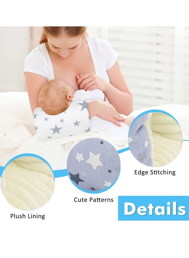 oldlaiben Breastfeeding Pillow Cotton Nursing Arm Pillow Soft Comfortable Feeding Pillow Portable Travel Baby Feeding Pillow Cradle Support for Newborn Bottle Feeding Everyday Use - Image 4