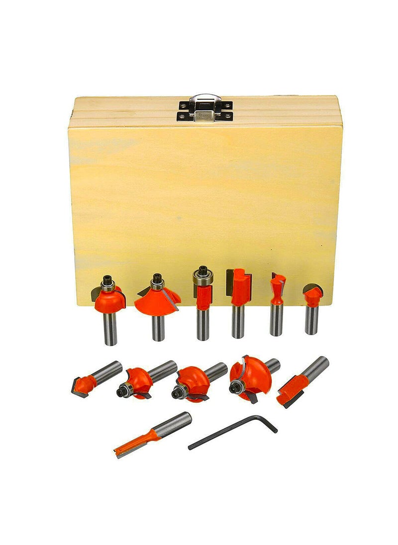 MLD MLD RU_01 635 mm router trimmer bit for wood tungsten carbide router bits panel design carving Engraving 14 inch router machine woodworking 12 pcs Size 635 mmColorMulti MaterialCarbon steel  - Image 1