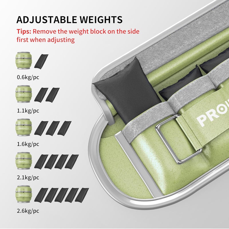 PROIRON Adjustable Ankle Weights Set - Image 5