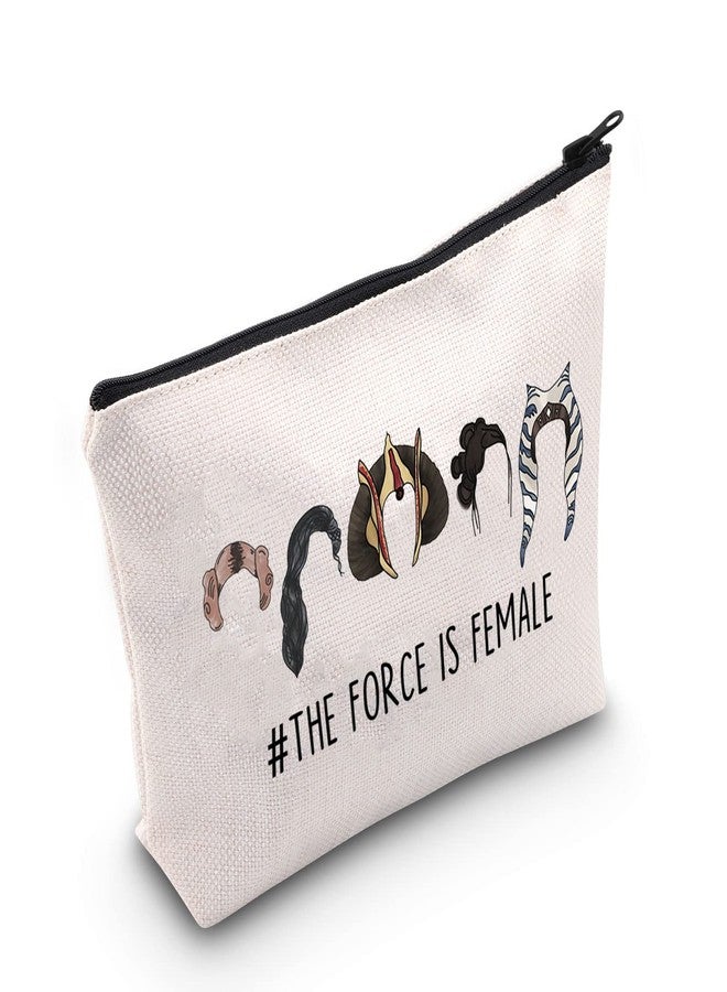 POFULL Princess Movie Inspired Gift The Force is Female Cosmetic Bag (The Force Bag) - Image 1