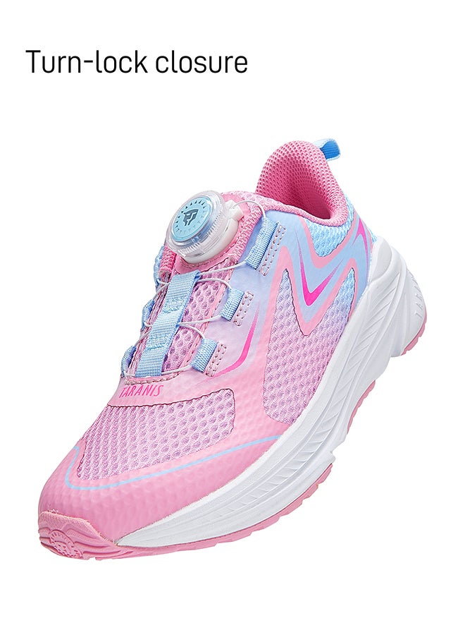 تارانيس حذاء تارانيس للأطفال وردي - أزرق - حذاء رياضي معزز - حذاء رياضي للأطفال من الدانتيل - Image 3