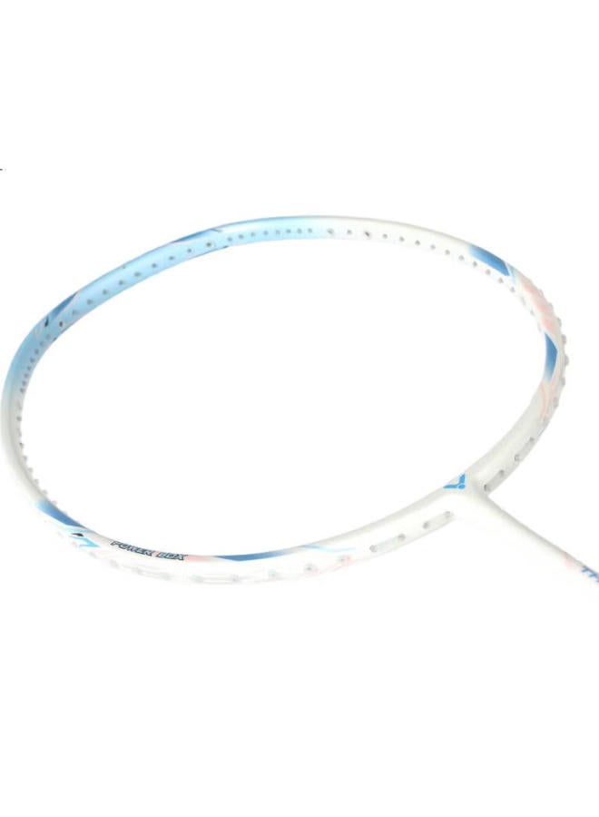 Victor Badminton Racket, Single Racket, Lightweight Offensive Tk-Hmr L Ex Iron Hammer, White, 6U, Pre-Strung, 24 Pounds - Image 1