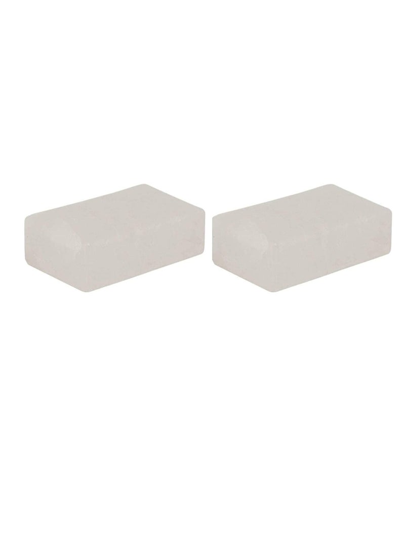 PEARL Hesch 9 Shaving Alum alum deodorant stone   pack of four alum stone for skin alum cake for face  - Image 2