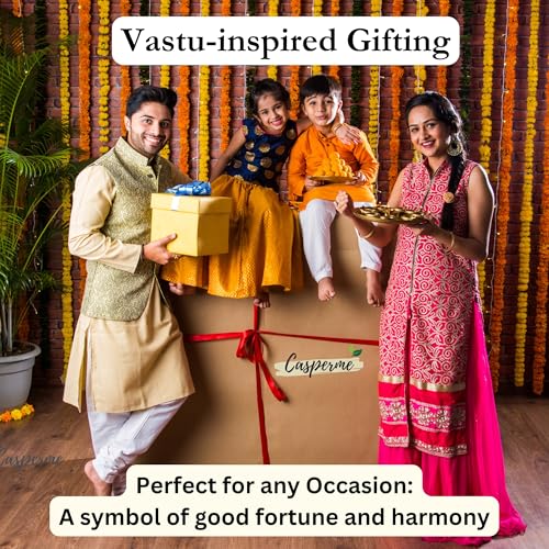 Casperme Kamdhenu Cow Vastu Prosperity Cotton Canvas Wall Painting big size For Living Room for Bedroom, Hotels & Office Decoration (24 x 24 inches) - Image 5