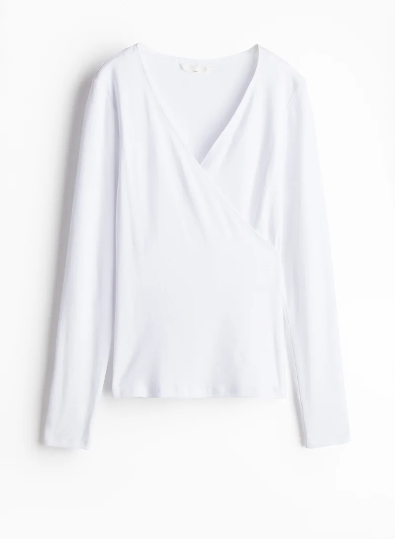 H&M Mama Ribbed Nursing Top