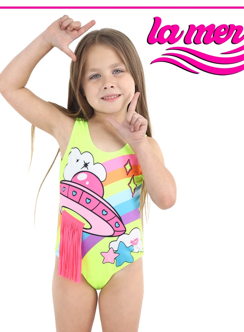 La Mer Girls Playful La Mer Swimsuit - Image 1