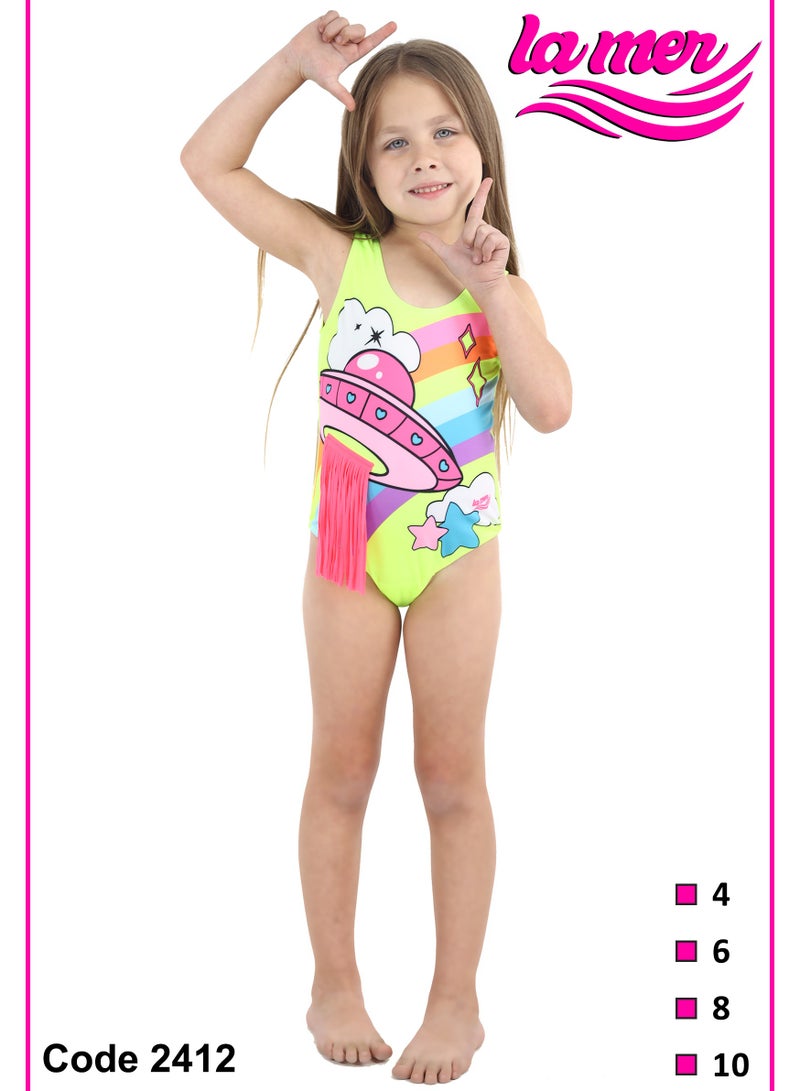 La Mer Girls Playful La Mer Swimsuit - Image 3