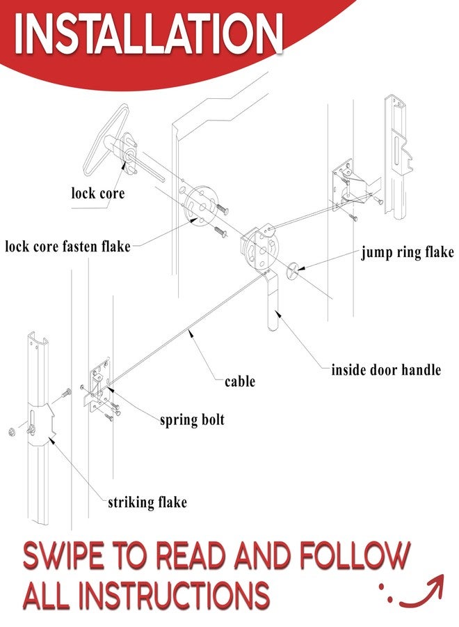 Granatan Garage Door Lock Kit - Image 2