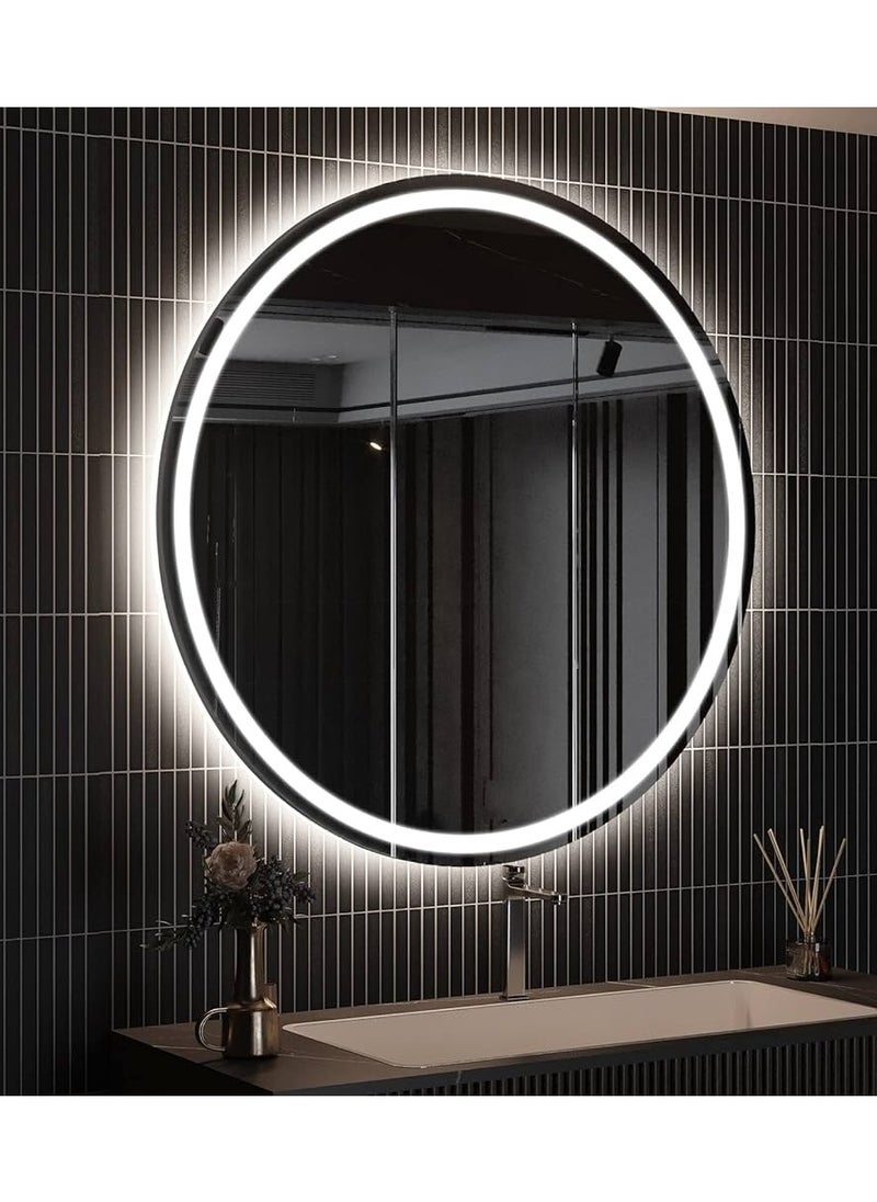 Mirror Art - Illuminated bathroom mirrors, 55 cm diameter. - Image 1