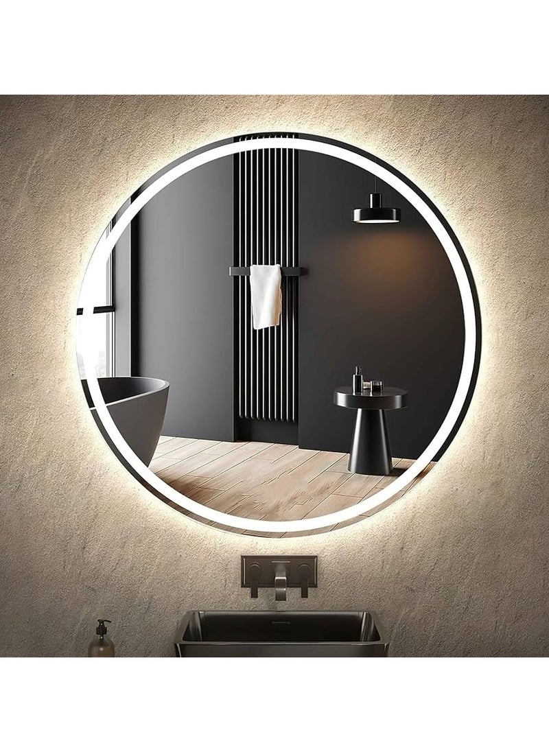 Mirror Art - Illuminated bathroom mirrors, 55 cm diameter. - Image 1