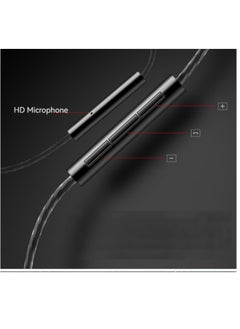 Generic New in-ear stereo wired music headphones (black)  - Image 4