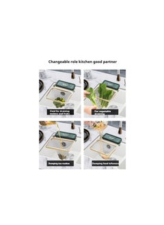 XFXINGFU Wrought iron sink filter rack, kitchen sink disposable filter screen, drain food scrap bowl, anti-clogging filter rack  - Image 2