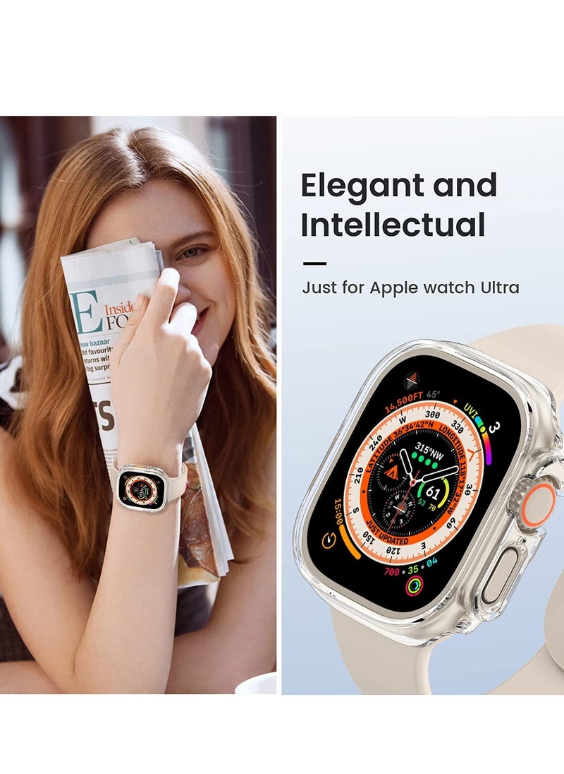 ELTRAZONE - [2 Pack] for Apple Watch Ultra Case 49mm [NO Screen Protector], Apple Watch Ultra 49mm Case with Hard PC & All-Around Edge Shockproof Protective & Ultra-Thin Bumper Cover for iWatch Ultra 49mm - Image 1