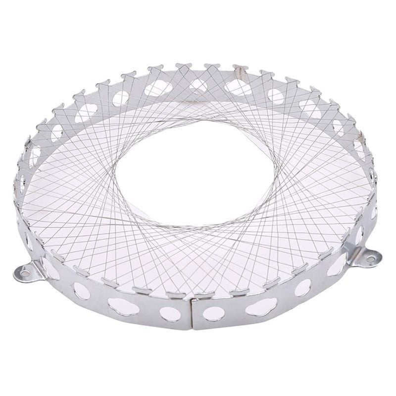 Gokich Gokich Energy Saving Net Hood Cover Windproof Gather Fire Wok Stand for Gas Stove Rust Proof Round Gas Stove NetGas Cooker NetGas Saver Device  - Image 2
