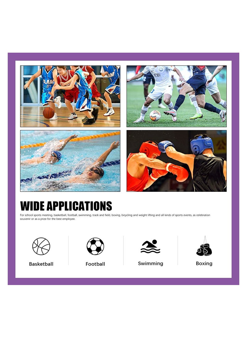 Zikra 12 Pcs Award Metal Kids Winner Medals Gold Silver and Bronze with Trophy Pattern 1st 2nd 3rd Prizes for Sports Competitions Party - Image 4