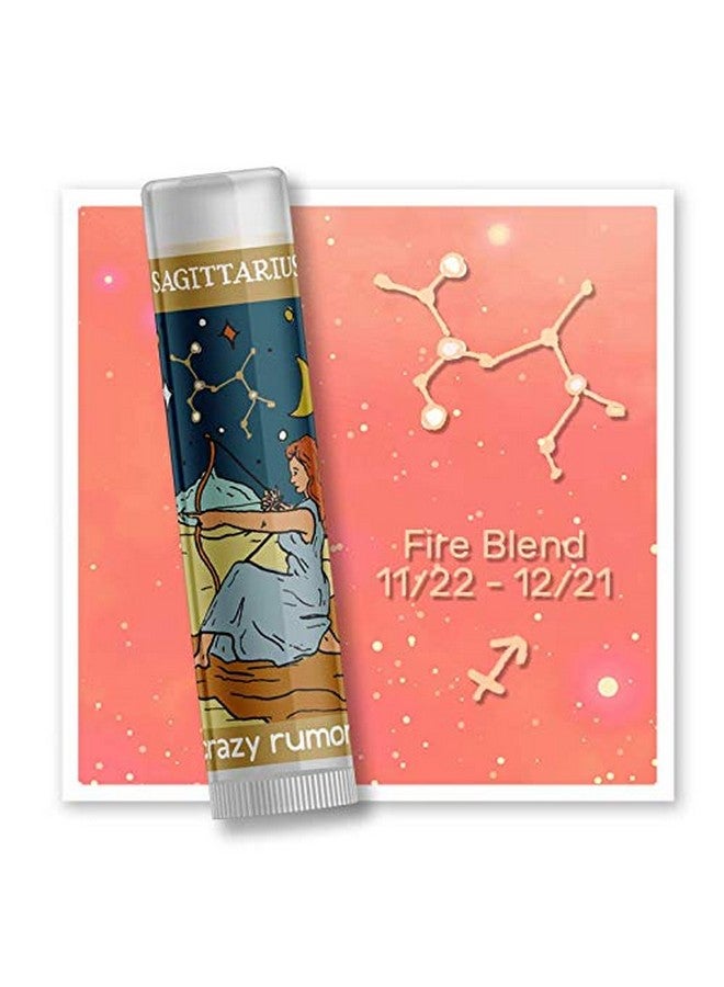 crazy rumors Sagittarius Zodiac All Natural Plant Based Lip Balm To Moisturize And Nourish Your Lips Fire Blend (Sweet Orange Fresh Berry Aromatic Spice) - Image 3