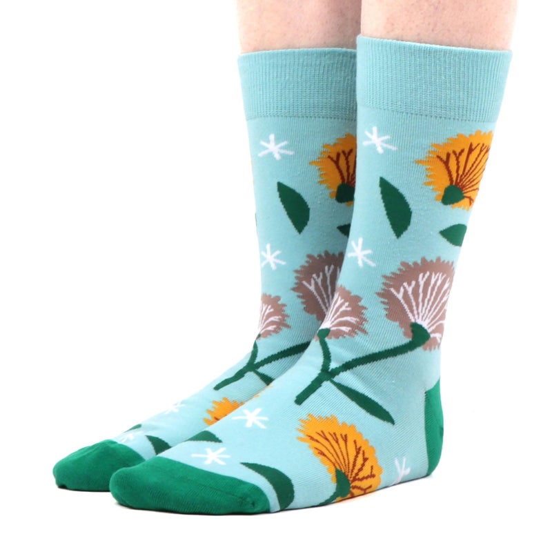 WeciBor Women's Funny Colorful Floral Pattern Socks, 5 Pairs Multicolor Flower, Size 8-12 - Image 5