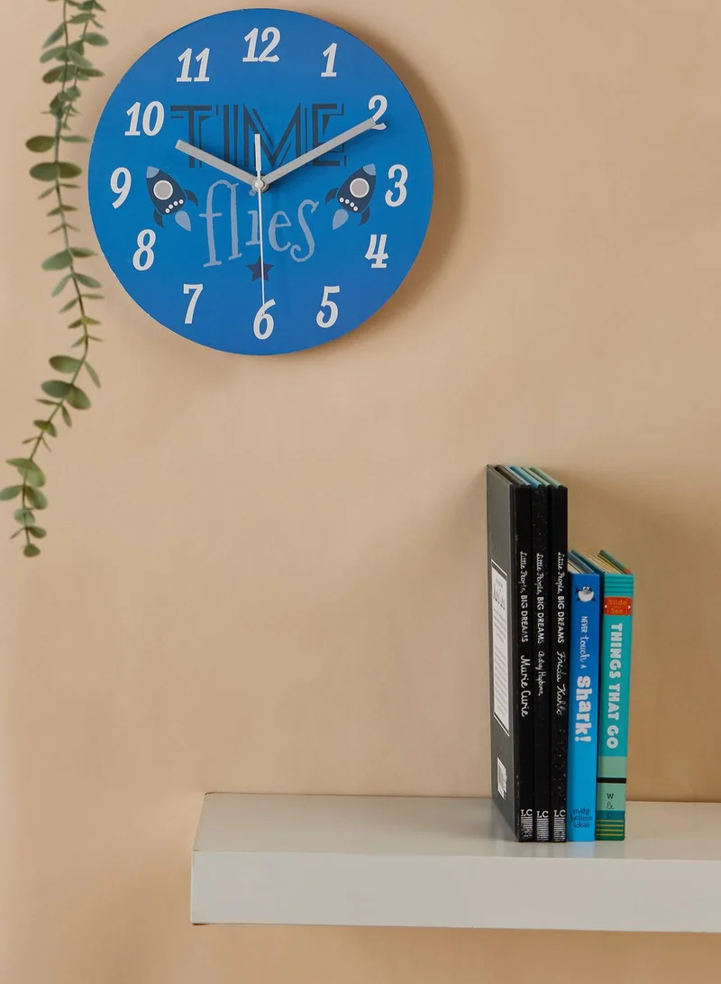 Premier Kids Time Flies Design Wall Clock